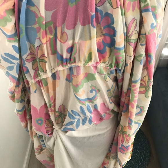 Flying Tomato Floral Maxi Dress S: 2X Tie-strap Top, Square Neck *see Desc. - Picture 6 of 6